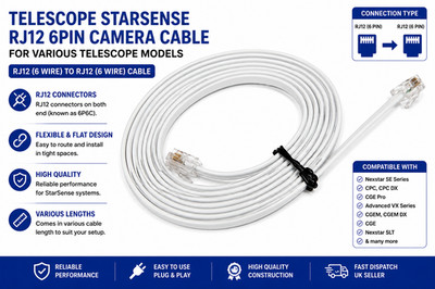 TELESKOP CELESTRON STARSENSE RJ12 6PIN KABEL