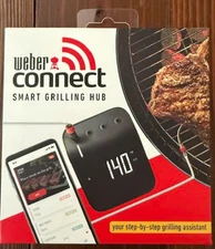 NEW Weber 3201 Connect Smart Grilling Hub - Black- BBQ Grill Wifi Bluetooth NIB!
