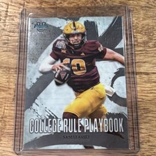Topps 2025 Bowman Chrome College Rule Playbook Sam Leavitt CRP-13 Arizona State…