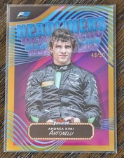2024 Topps Finest Formula 1 Andrea Kimi Antonelli Headliners Gold #48/50 HL-11