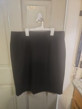 Calvin Klein Basic A-Line Black Womens Size 10 Lined Professional Skirt Work