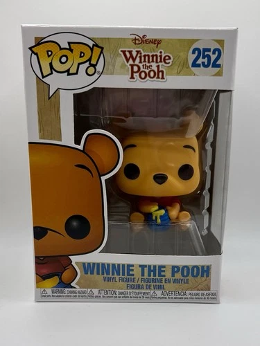 Funko Pop! Vinyl: Disney - Winnie the Pooh (Seated) #252 W/ Protector