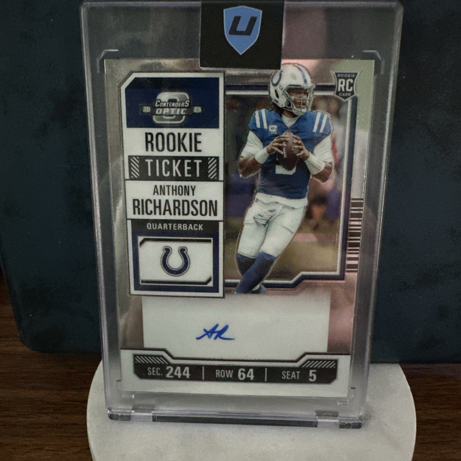 2023 Panini Contenders Optic - Rookie Ticket RPS Autographs Anthony Richardson