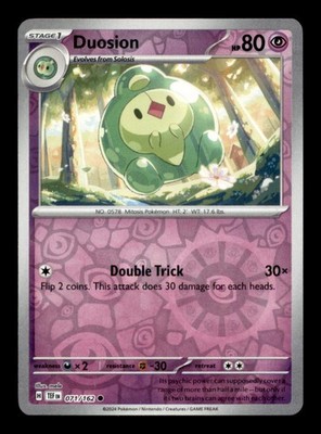 DUOSION 071/162 - REVERSE HOLO C - TEMPORAL FORCES - NM/M