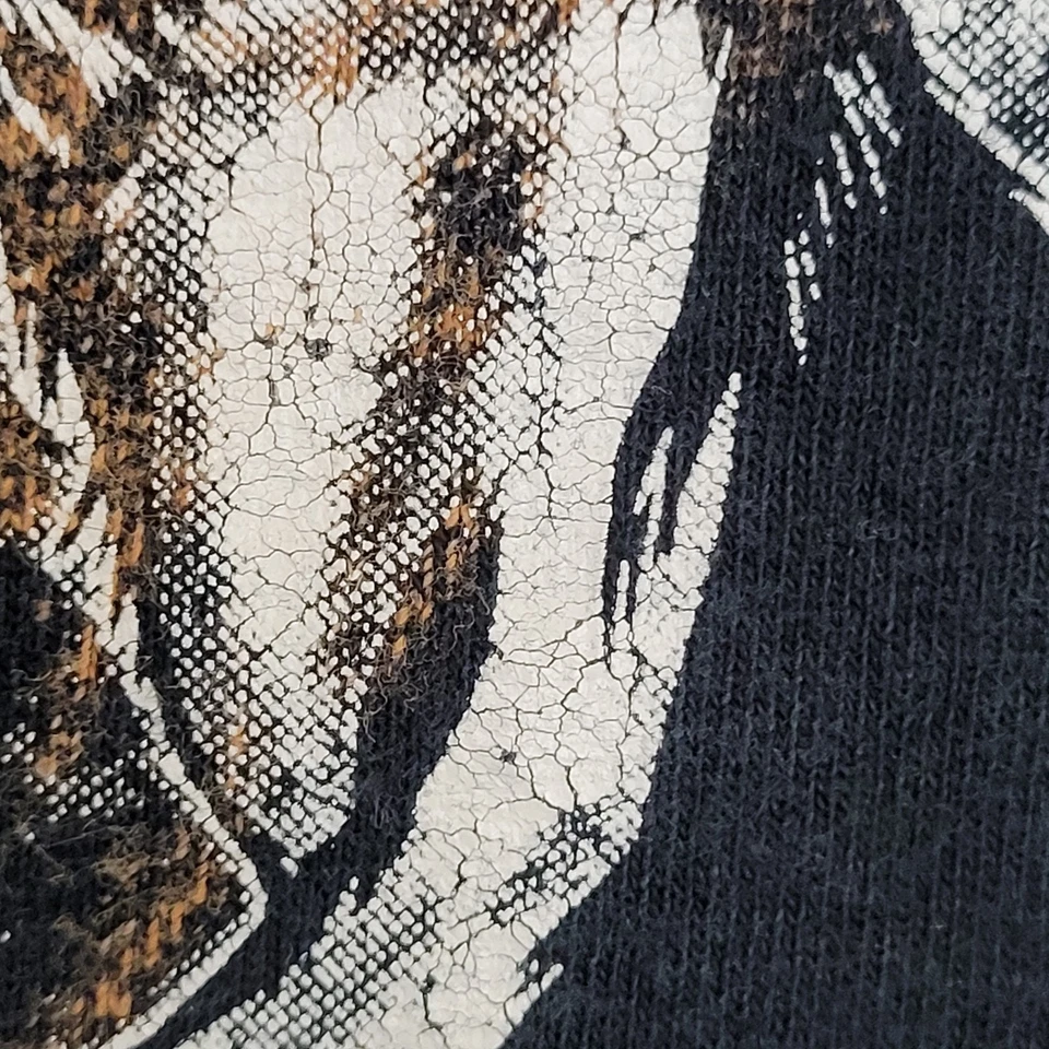 Camisa Oblivion Tacoma Verano-In-Hell XL 23x28 Blanqueador Tie-Dye Llamas de Fuego Algodón Foto 4 de 4