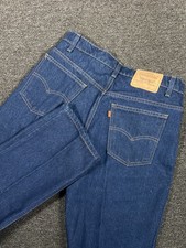 VTG Levis Orange Tab Bootcut Dark Wash Jeans Men 36x32 34x31 USA 20508-0914