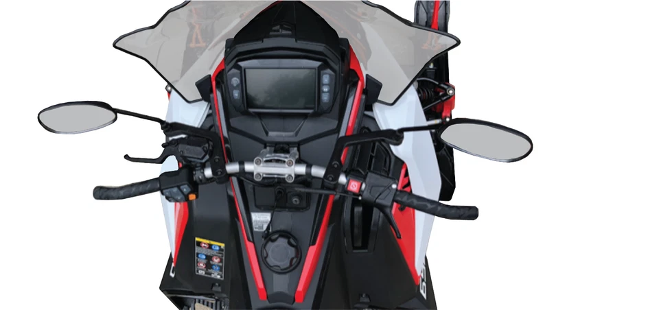Snowmobile Mirrors for Polaris Matryx and Skidoo Gen4 and 5 - Image 3 of 4