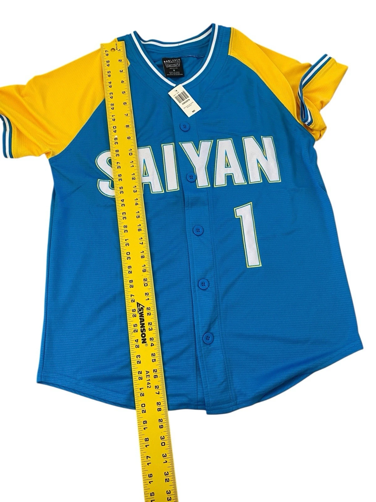 Dragon Ball Z Vegeta Baseball Jersey