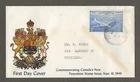 Canada first day cover, Talbot Cachet CE3,  peace issue [ 802