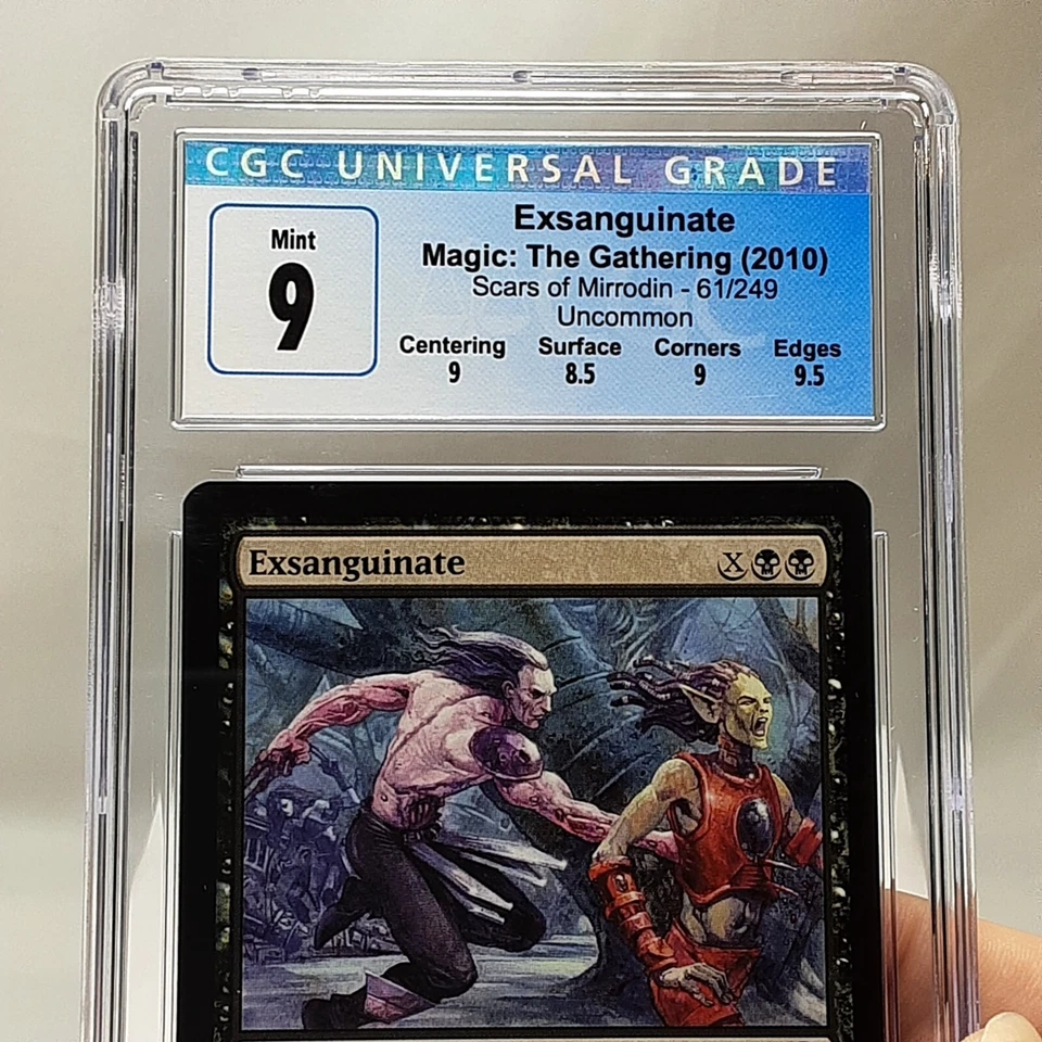 MTG - Scars of Mirrodin - Exsanguinate - Graded - CGC 9.0 - Image 2 of 4