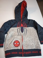 Marvel Spider-Man Toddler Zip-Up Hoodie Jacket Boys Size 3T