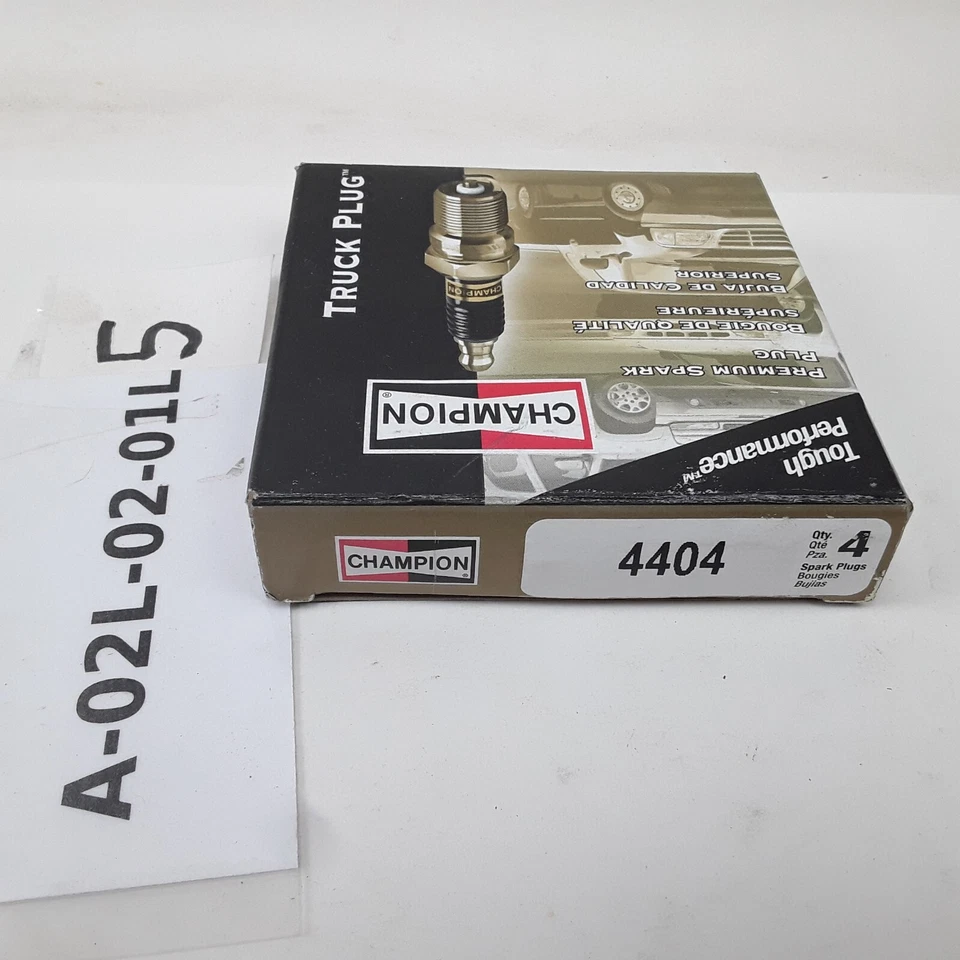 4 свечи зажигания Champion 4404 подходят для GMC Ford Dodge Datsun Toyota Nissan Chevrolet - Изображение 3 из 3