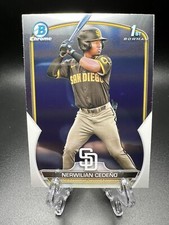 2023 Bowman Chrome Prospects #BCP-81 Nerwilian Cedeno Padres 