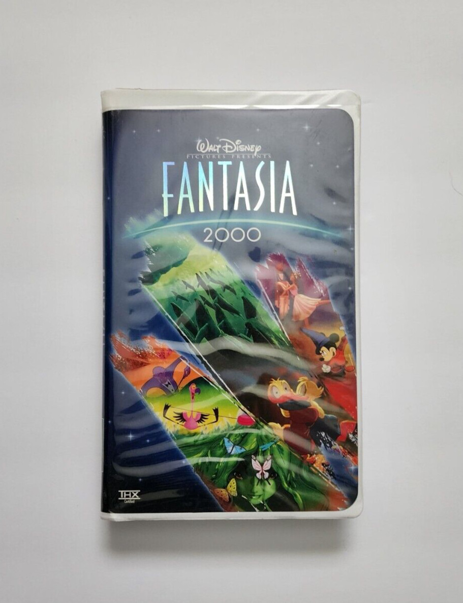 Fantasia 2000 Walt Disney VHS Clamshell Original Owner Tested