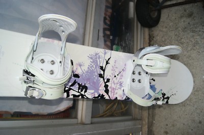 MORROW WILDFLOWER 48 SNOW BOARD WITH BINDERS IN GREAT CONDITION | eBay