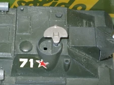 SOLIDO, 1 Turret Hatch Raw Metal For CHAR SU 100 Military (R130)