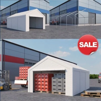 MARKENLOS XXL 3x6 - 6x12m Lagerzelt Partyzelt Garagenzelt Zeltgarage Weidezelt wasserdicht
