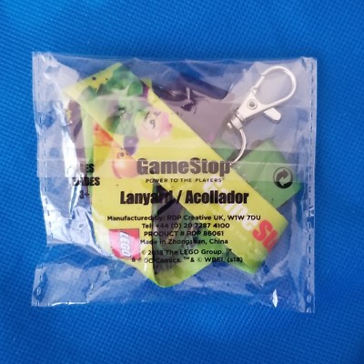 NEW! NYCC 2018 LEGO DC SUPER VILLIANS GAMESTOP LANYARD
