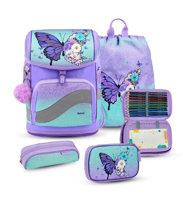Belmil Smarty Plus Premium Schulranzen Set für 1 bis 4 Klasse 405-51/P Serenity