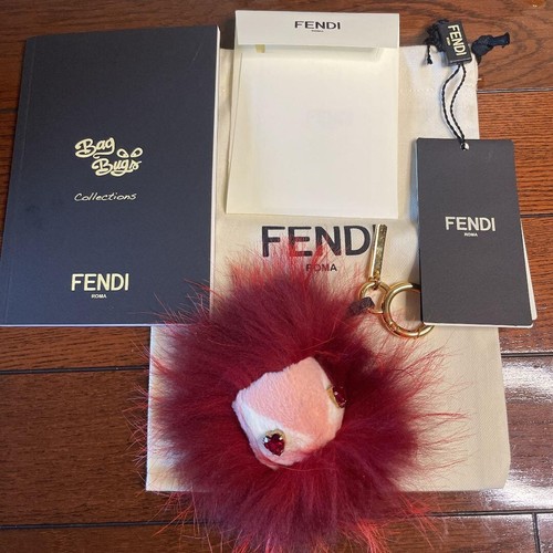 Bag Charm Bugs Monster Bijou Fur Red | eBay