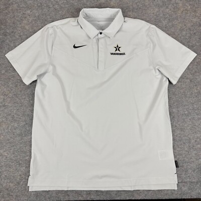 Nike Dri Fit Vanderbilt Commodores Football Polo Shirt Team