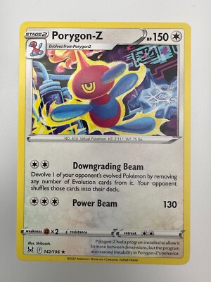 Pokemon TCG Card Lost Origin Porygon-Z 142/196 Rare | eBay