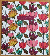 'Happy Birthday’ Clintons Greetings Card - 6.75”x6” - Birthday - Floral