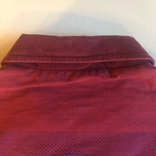Vintage FA F*cking Awesome SH*T Cotton Ripstop Coach Jacket Size L Maroon 2015 image 11