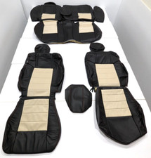 For Dodge Charger Srt8 2008-2010 Black Leather And Suede Seat Covers B75