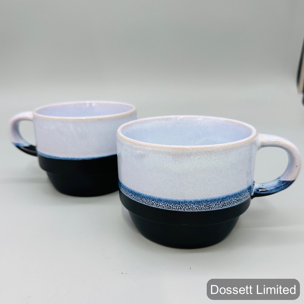 miiii 2-Boston Warehouse Trading Corp. Coffee Mugs Stoneware