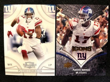 NFL - Plaxico Burress 2008 Donruss Threads & 2008 Upper Deck ICONS - Giants