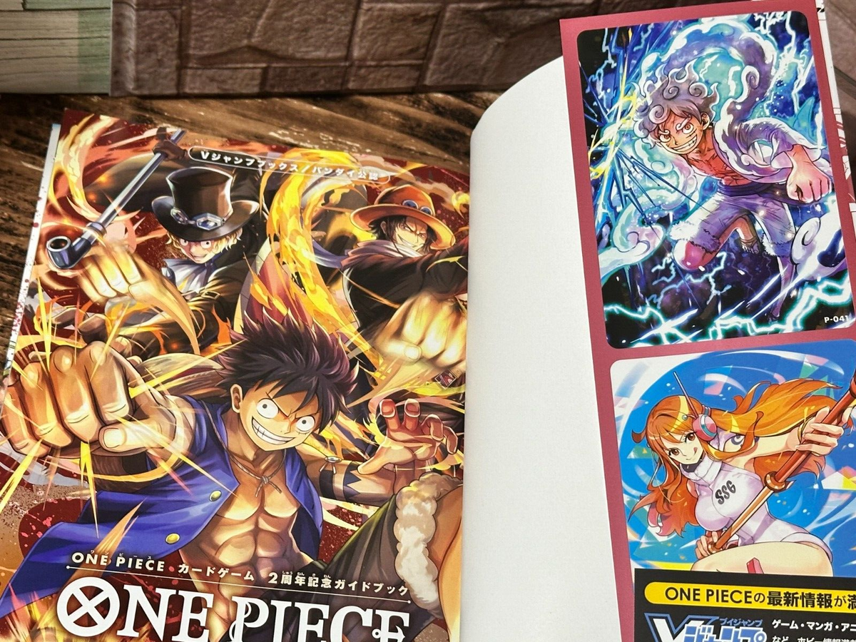 ONE PIECE Card Game 2nd Anniversary Guide Book with Zoro Nami
