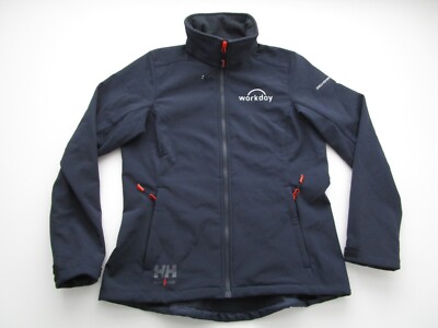 Womens Large Helly Hansen Luna Softshell Jacket navy blue Work Day