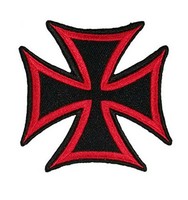 Red Cross Christian Jesus Logo Chopper Lady Rider Biker Punk Rock Heavy Metal... on sale Red Cross Christian Jesus Logo Chopper Lady Rider Biker Punk Rock Heavy Metal... on sale