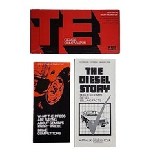 GM HOLDEN TE GEMINI VINTAGE COMPARATIVE FACTS BOOKLET FOR SALESMEN RARE!