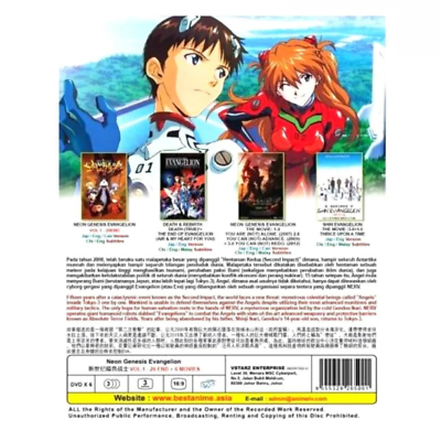 DVD Anime Neon Genesis Evangelion Complete TV Series (1-26) +6