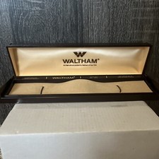 Vintage Waltham Quartz Analog Box Case Only