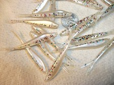 100-2 1/4" Crappie-panfish-soft minnows-grubs-jigs-scent-split tails-flukes-lure