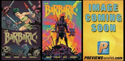 Barbaric #2 Cover A B C Black Bag Variant Set Options Vault Comics 2021 NM