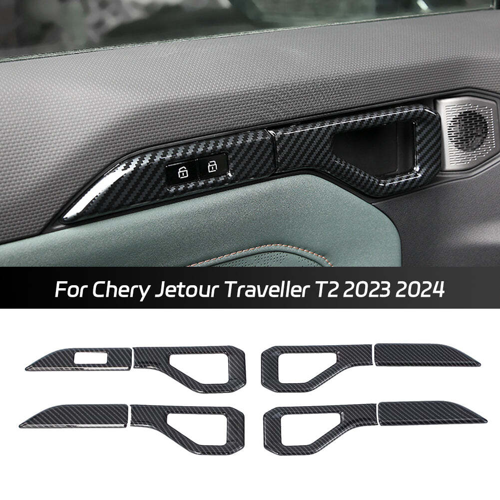 8Pcs/Set Car Interior Door Handle Bowl Cover for 2024 JETOUR Traveler Accessory