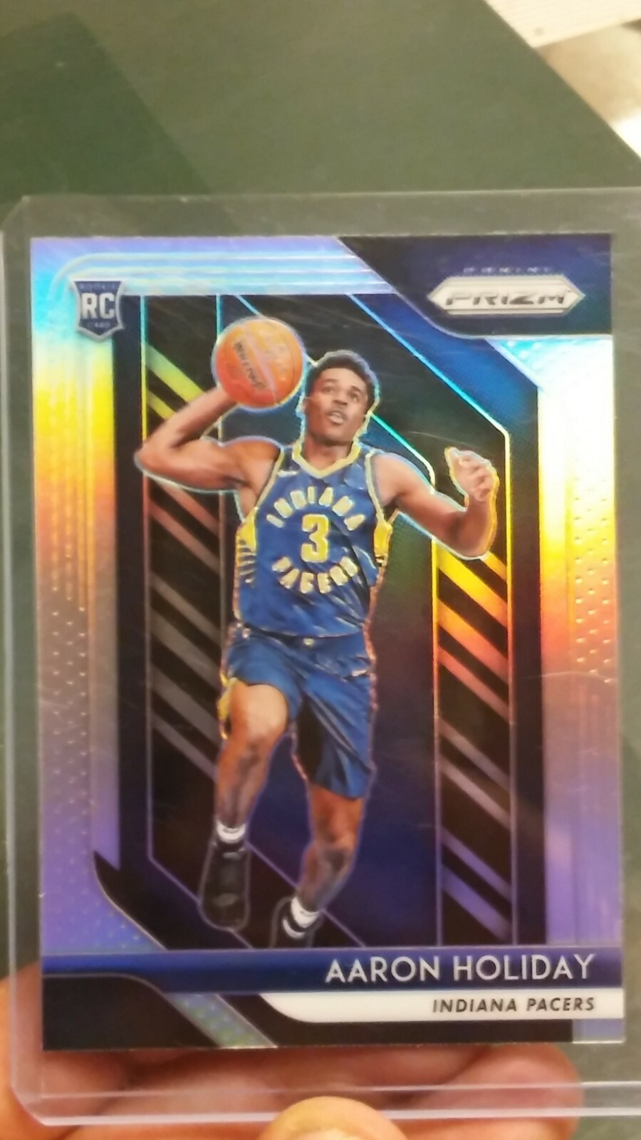 2018-19 Prizm Aaron Holiday Silver RC 114 Pacers