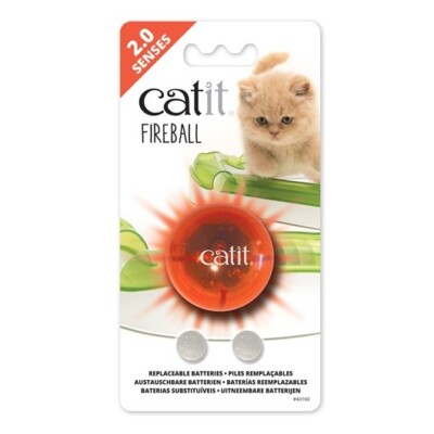 Catit Senses 2.0  Feuerball  Leuchtball für das Spielen in der Dunkelhei 