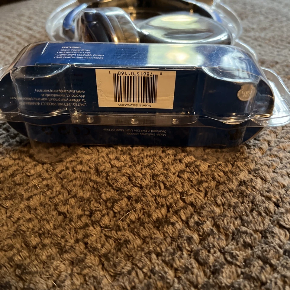 NOS Skullcandy Lowrider for XBOX 360 Over Ear 40mm Headphones Lightweight Blue - Image 3 of 4