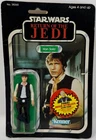 Star Wars ROTJ Han Solo 77 back 1983 Anakin offer Kenner action figure