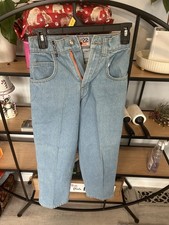 Split Unisex Youth Skate Jean Size 22 Blue Denim