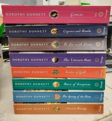 Dorothy Dunnett Lot Of 8 Complete Series Paperback Books