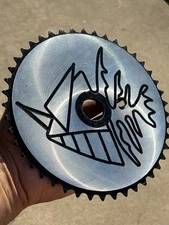 Fishbone FLY DISC 44T Chain Wheel 7075 Aluminum Alloy BMX FISHBONE LOGO