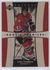 2005-06 Upper Deck Trilogy Rookie Premiere 771/999 Chris Thorburn #227 0t2