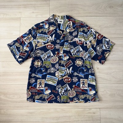 Reyn Spooner Milwaukee Brewers Milwaukee Brewers Hawaiian Shirt
