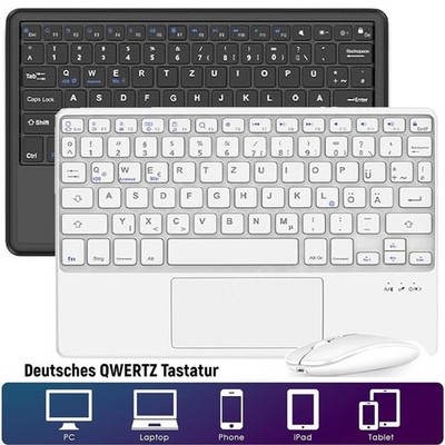 Für Xiaomi Mi Pad 5 6 7 Pro Redmi Pad SE 11 10.61 Touchpad QWERTZ Tastatur Maus